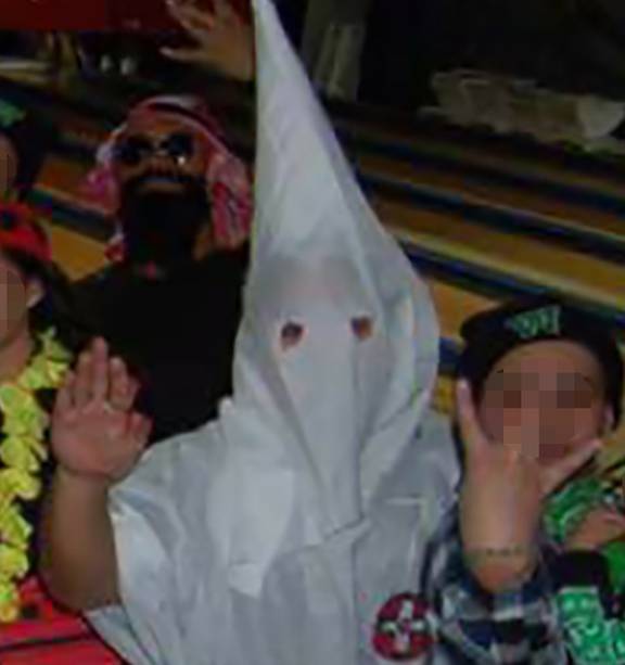 Western Springs College student in KKK costume - 'What was the boy