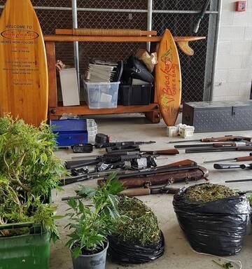 Firearms Drugs And Stolen Property Seized In Central Hawkes Bay