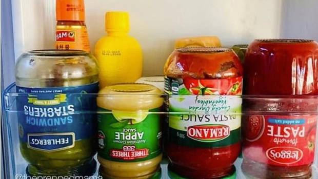 The UK mum shared her storage hack on Facebook. Photo / Facebook