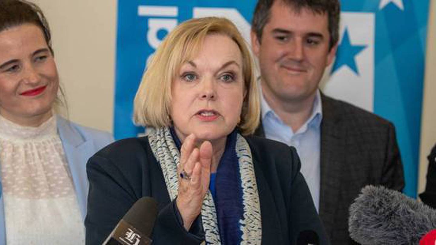 National leader Judith Collins, with list MPs Nicola Willis and Chris Bishop. Photo / Mark Mitchell
