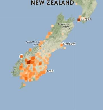 Earthquake queenstown