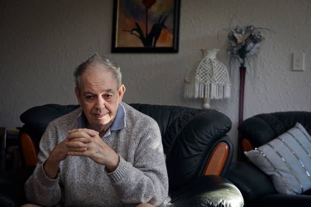 Allan Darlow, 76, now relies on his partner for full-time care. Photo / Andrew Warner