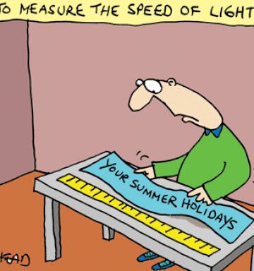 Cartoon How To Measure The Speed Of Light Nz Herald