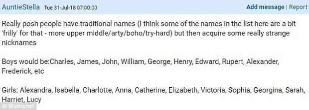 Parents Reveal The Poshest Baby Names They Ve Overheard At