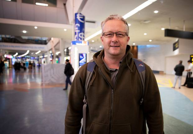 Showers are on Sean Clark's wish list for Auckland Airport improvements. Photo / Dean Purcell