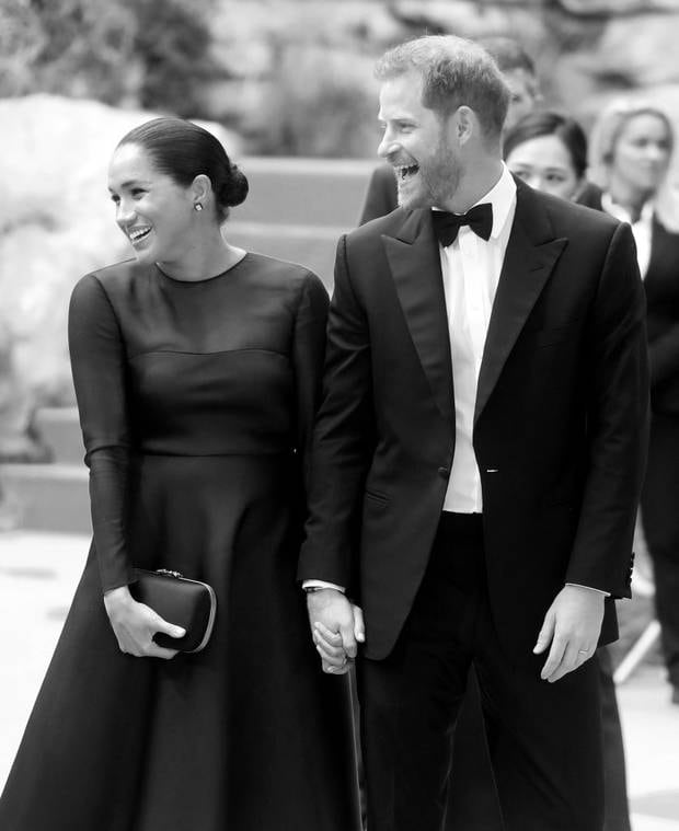 Meghan and Harry looked happy to be attending the London premiere of The Lion King. Photo / Getty Images