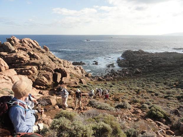 Marcus Lush and some Australians enjoy the scenery of the Margaret River. Photo / Supplied