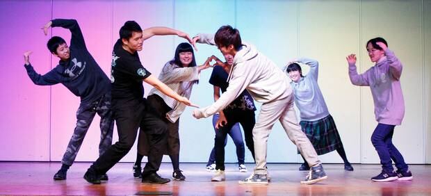 South Korean students performed a contemporary dance known as K-Pop. Photo / Stuart Munro