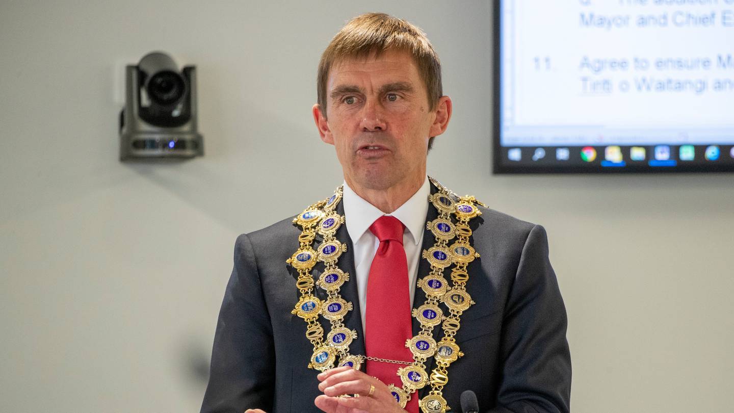 Wellington Mayor Andy Foster. Photo / Mark Mitchell 