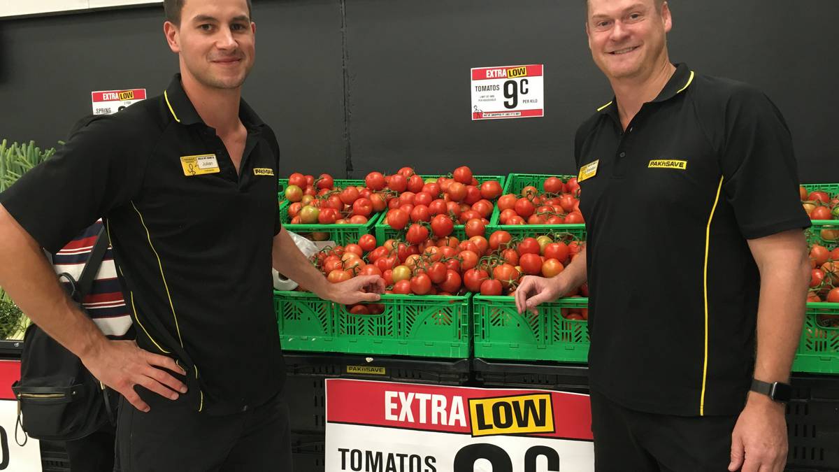 Tomatoes selling for 9 cents a kg in Hastings