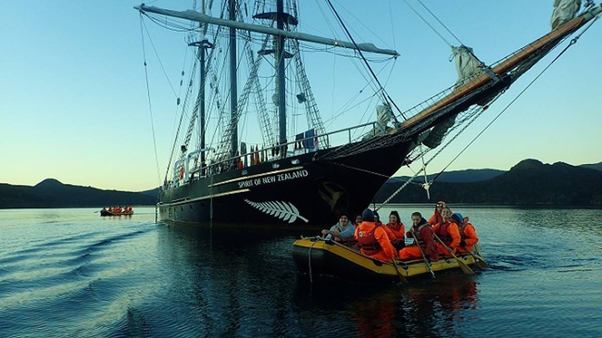 Iconic Tall Ship Spirit Of New Zealand Visits Tauranga