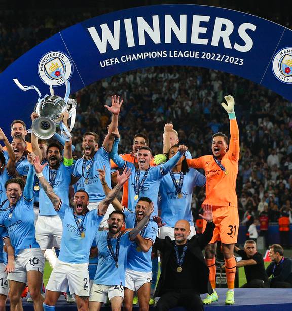 definitive Relativitetsteori Sommetider Manchester City win Champions League final over Inter Milan to complete  trophy treble - NZ Herald