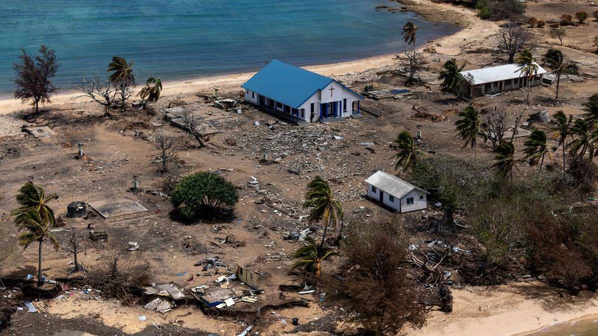 Photo of Tonga. Des images aériennes choquantes montrent l’étendue des dégâts causés par le tsunami