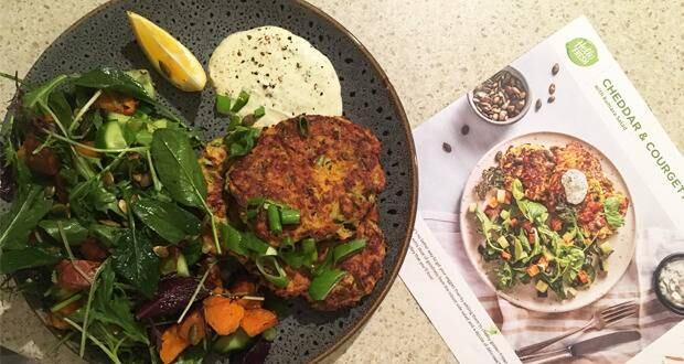 The Cheddar & Courgette Fritters from Hello Fresh. 