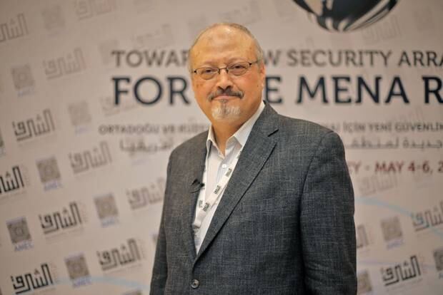 A file photo dated May 6, 2018 shows prominent Saudi journalist Jamal Khashoggi in Istanbul, Turkey. Khashoggi was killed inside the Saudi consulate in Istanbul on October 2. Photo / Getty