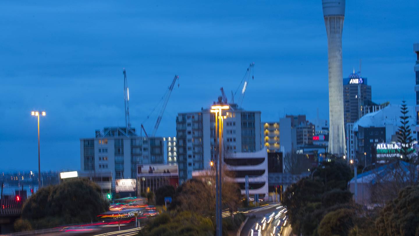 Three early morning suspicous fires were lit under Auckland's Spaghetti Junction.  Photo / Peter Meecham