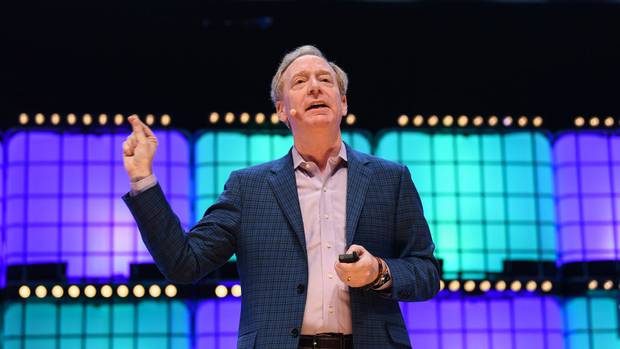 Microsoft president Brad Smith is concerned about how tech is being used by criminals. Photo / Getty Images 