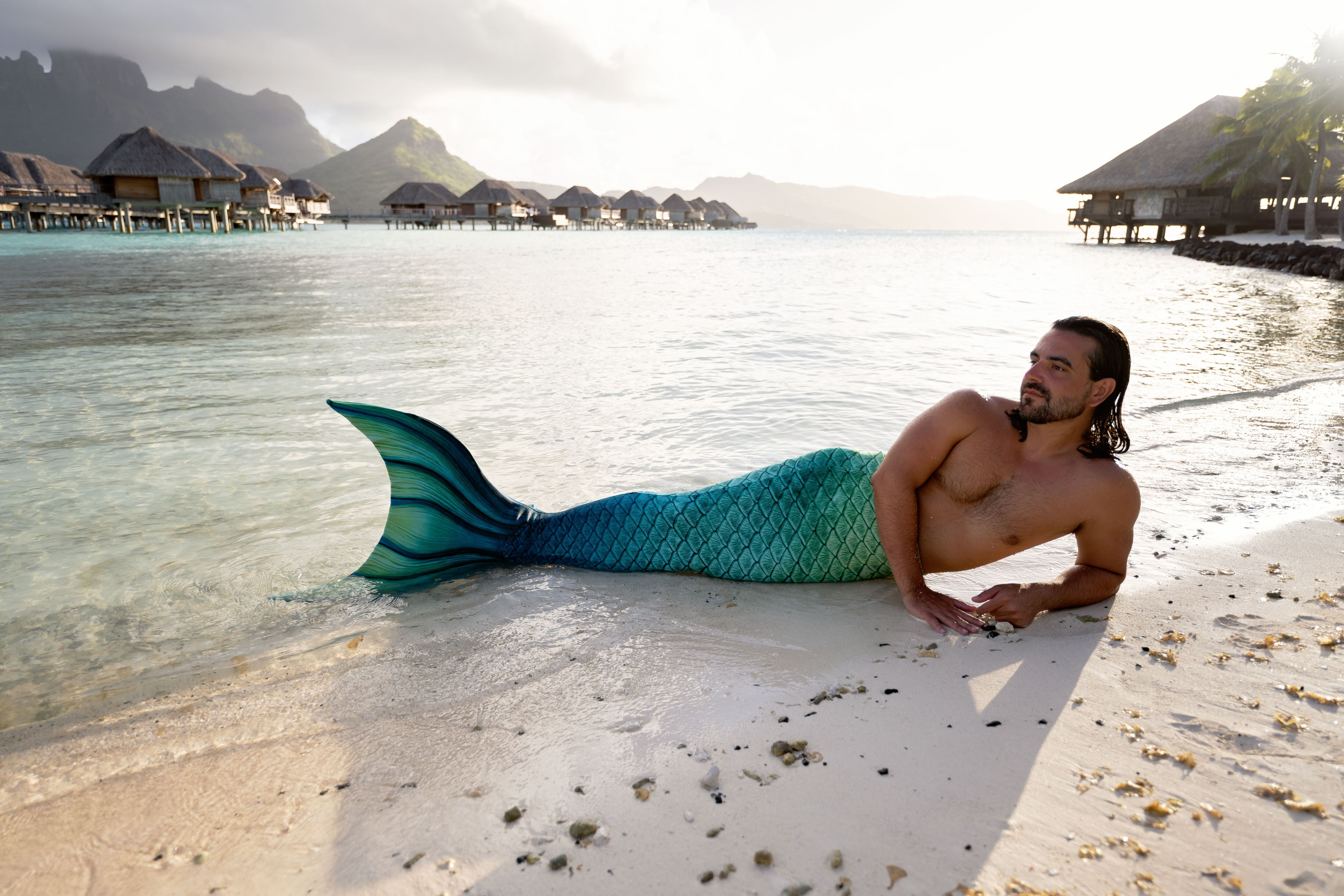 The Four Seasons Bora Bora is the first to offer The PADI Mermaid™ course in French Polynesia. Photo / Mermaid Freedive