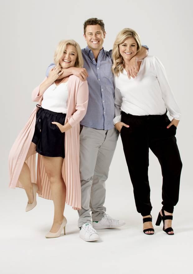 Sarah Gandy, Sam Wallace and Toni Street host The Hits Auckland breakfast show. Photo / file