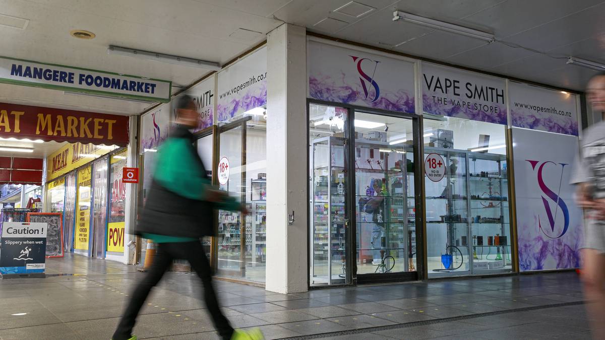 W centrum miasta Mangere w Auckland otwarto czwarty sklep z vape, który zastąpił sklep z owocami i warzywami