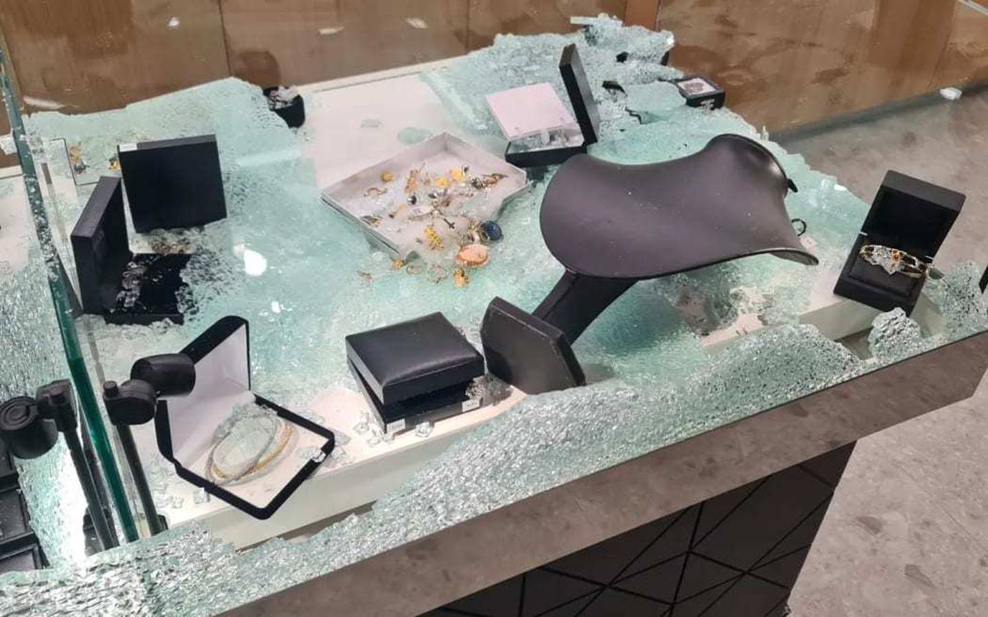 TJ Handcrafted jewellery lost around $300,000 - $400,000 worth of stock in the daylight robbery. Photo / Supplied