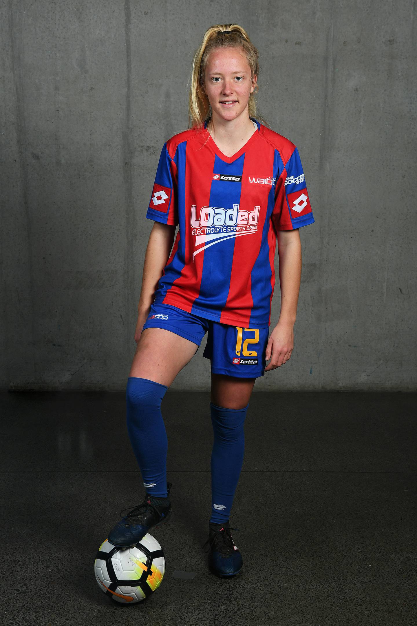 Kelli Brown của đội tuyển Giải bóng đá nữ quốc gia WaiBOP 2018