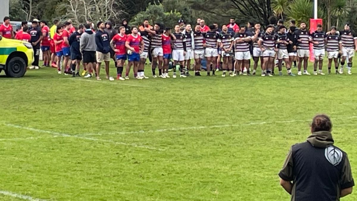 ‘Horrific scene’: Rugby players form circle and sing as Auckland teammate receives CPR