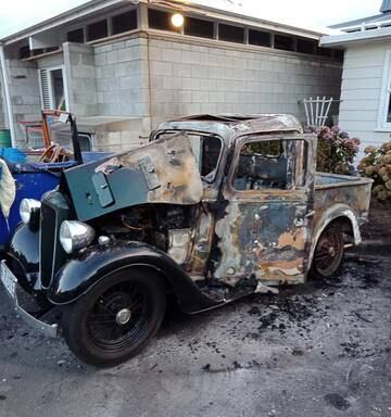 16 Year Old Arrested After Vintage Cars Torched And Burgled