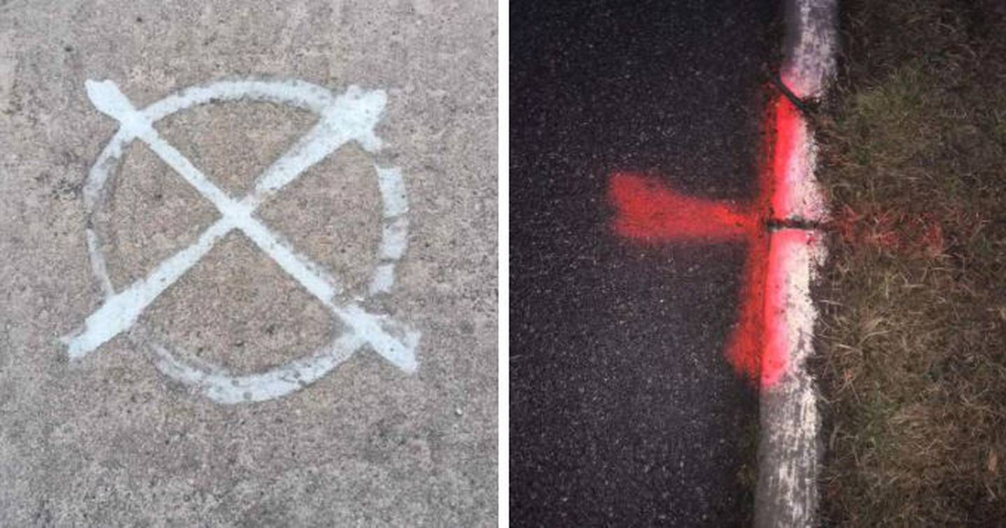 secret symbols placed by special agents in Ukraine