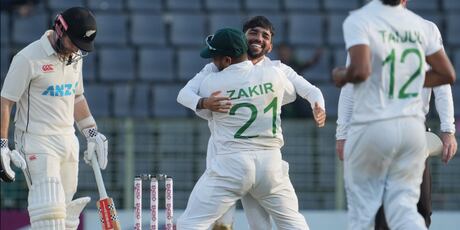 Bangladesh v New Zealand first test: Black Caps soundly beaten on day five in Sylhet