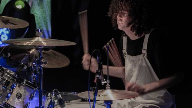 Drummer Max Hughes, 14, felt his winning band was 