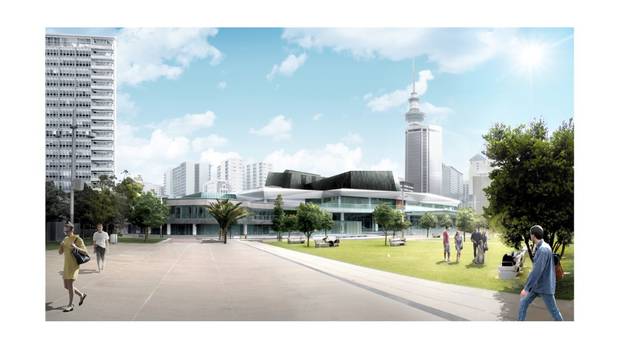 An artist's impression of the refurbished Aotea Centre. Source / Regional Facilities Auckland