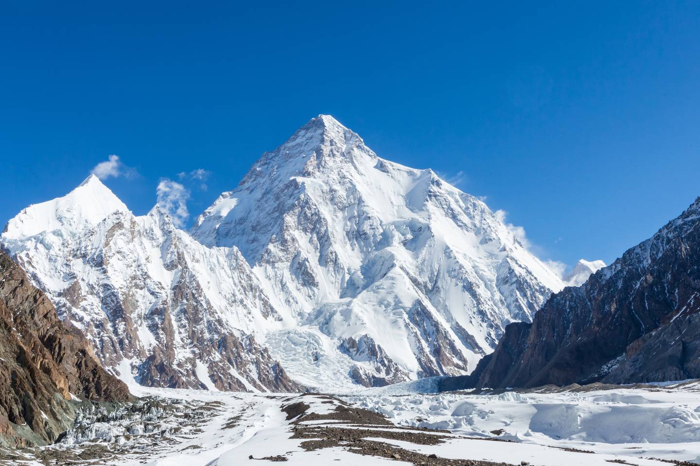 K2 is the second-highest mountain in the world.