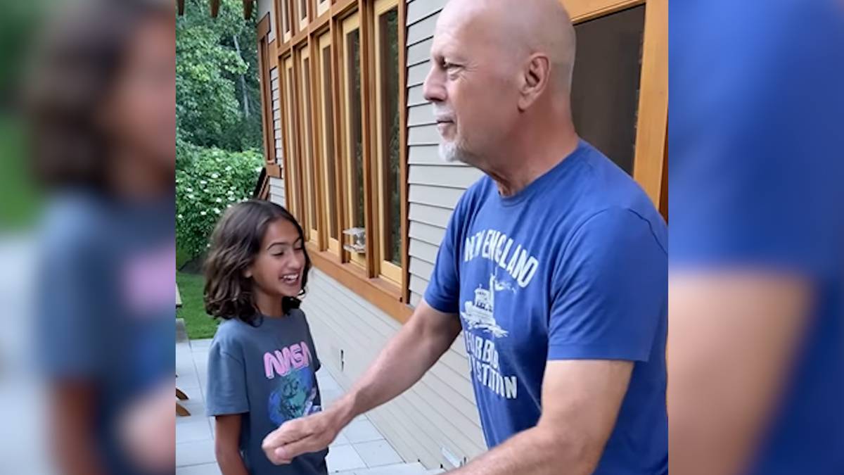 Bruce Willis pokazuje swoje ruchy taneczne ze swoją córką Mabel