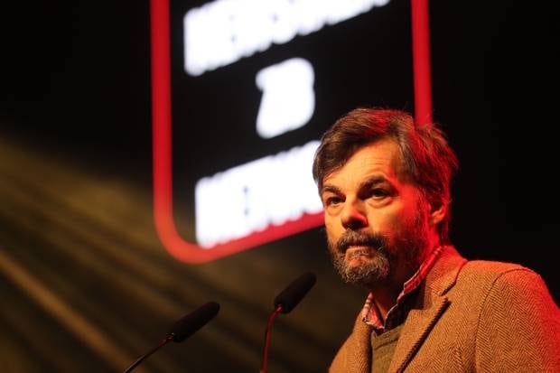 Newstalk ZB's Marcus Lush was named Best Talk Presenter - together with colleague Mike Hosking. Photo / NZME