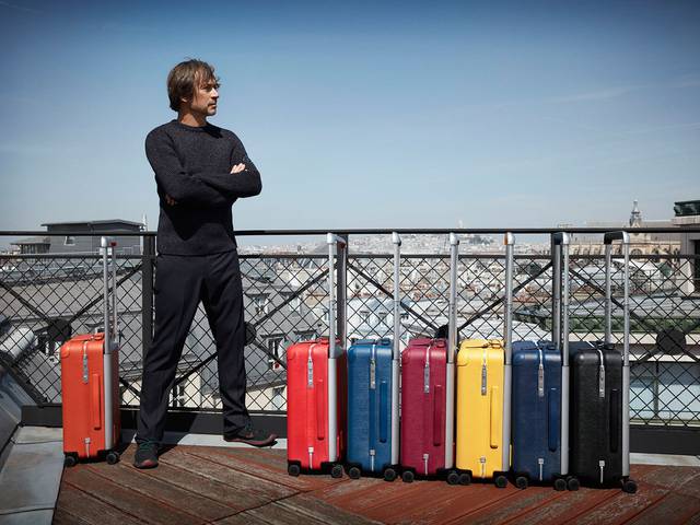marc newson redesigns iconic louis vuitton luggage using soft thermo-formed  textiles