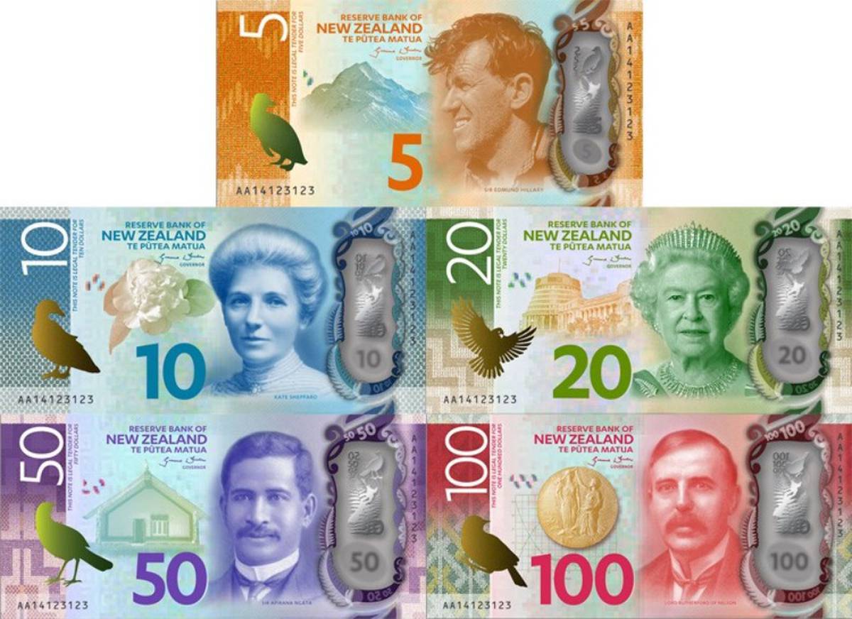 New currency. New Zealand купюра банкнота. Новозеландский доллар банкноты. Деньги новой Зеландии. Денежная валюта новой Зеландии.