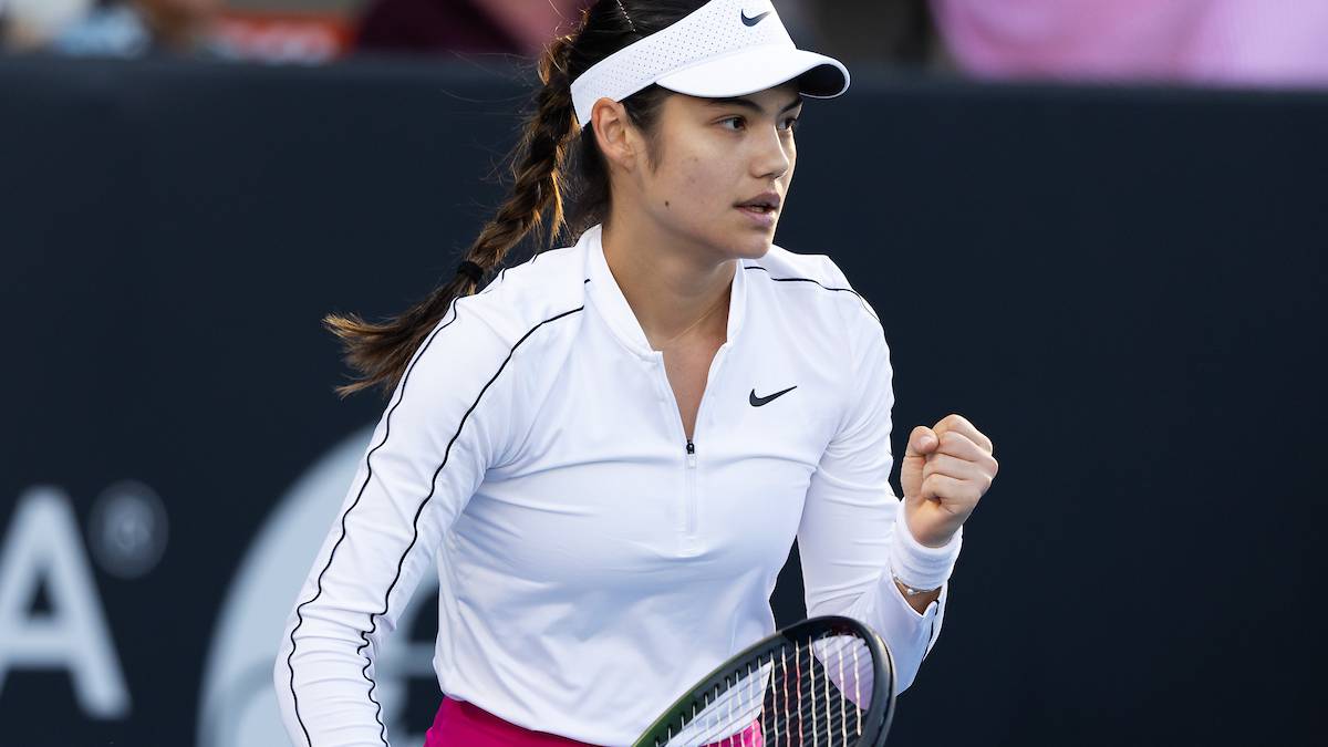 ASB Classic: Emma Raducanu relieved to bank first 