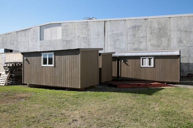 Taylor Apples earlier in the year showed off some of their accommodation they had in storage for RSE workers. Photo / Warren Buckland