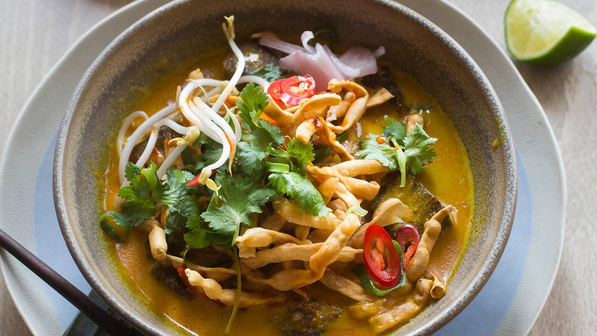 (Lanna) dish, which was influenced by the. khao,beef,flat,noodle,this,recip...