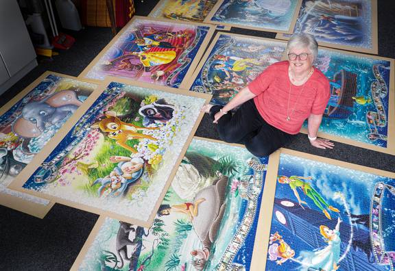 Finished: Flaxmere woman completes the world's largest puzzle in
