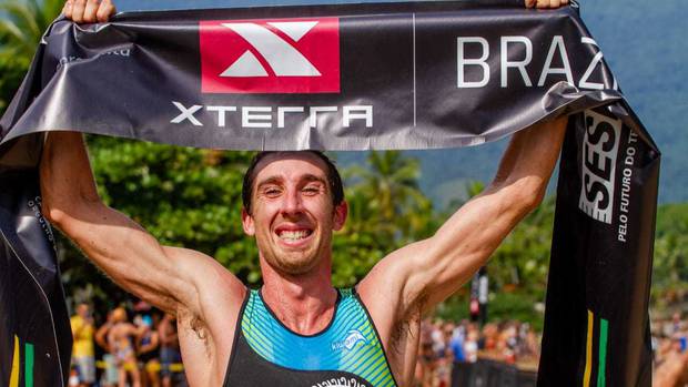 Rotorua's Sam Osborne finished first at Xterra Brazil. Photo / Supplied