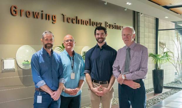 Marc Lucas, Nice Foreman, Daniel Reason and Alistair Wilkins from Cannasouth. Photo/Suplied.