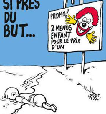 Charlie Hebdo Stirs Controversy Over Refugee Cartoons Nz Herald