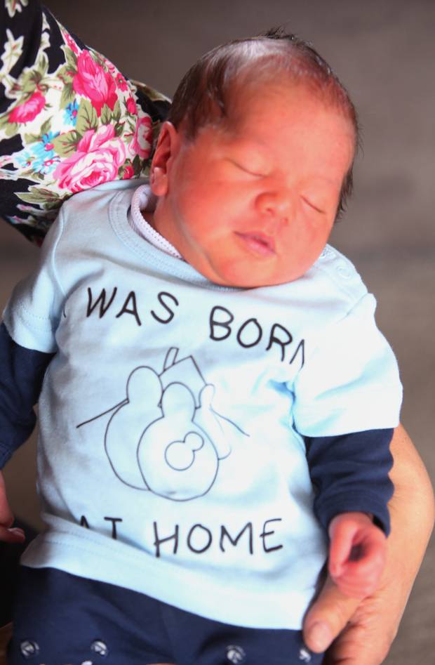 The latest addition to the Naera whānau who has been surprising mum from the start. Photo / John Stone