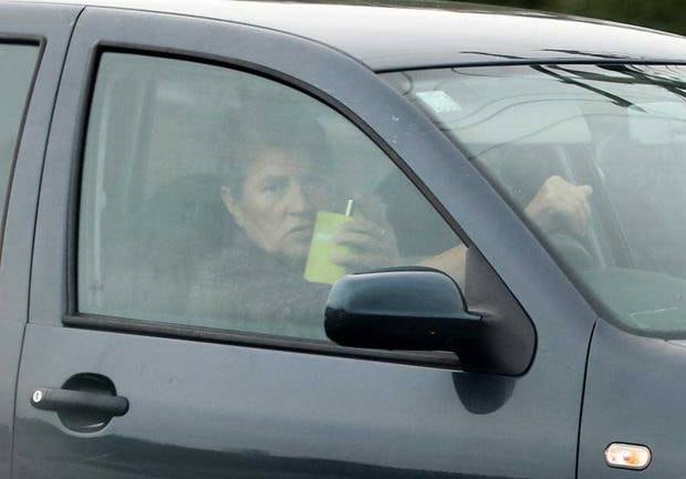 Joel Morehu-Barlow's mother Andre filmed the Aussie reporters from her car. Photo / News Corp Australia/Liam Kidston