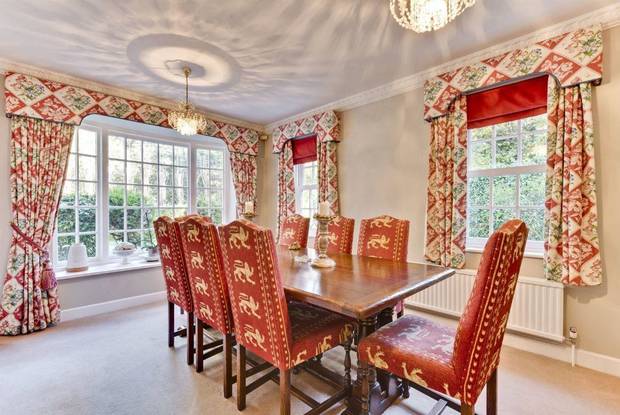 The 2964 sq ft house has six bedrooms, three bathrooms and stately reception area. Photo / Supplied