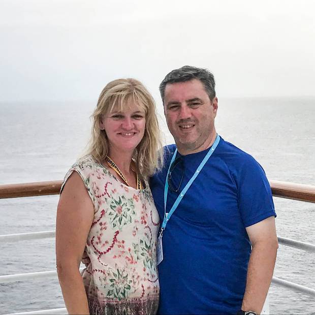 Kristine Langford and Anthony Langford of North Sydney and their children Jesse, 19 and Winona, 17 were visiting White Island when the volcano erupted.