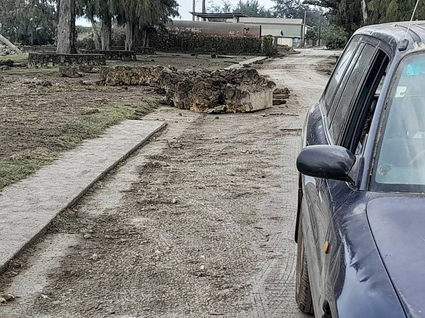 Damage to the village of Pangai on Ha'apai. Photo / Supplied