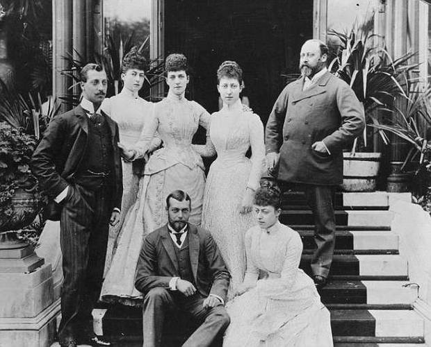 King Edward VII is pictured with Queen Alexandra at York Cottage in 1899. Photo / Daily Mail